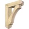 Ekena Millwork Imperial Arts and Crafts Rough Sawn Bracket w/ Offset Brace, Douglas Fir, 8"W x 32"D x 38"H BKT0806X32X38IMP03RDF - alternate 1